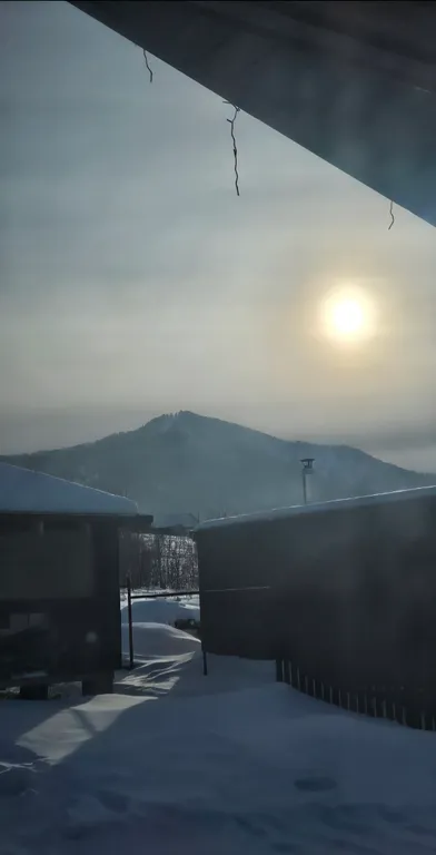 Уютный дом из кедрового бруса с видом на горы