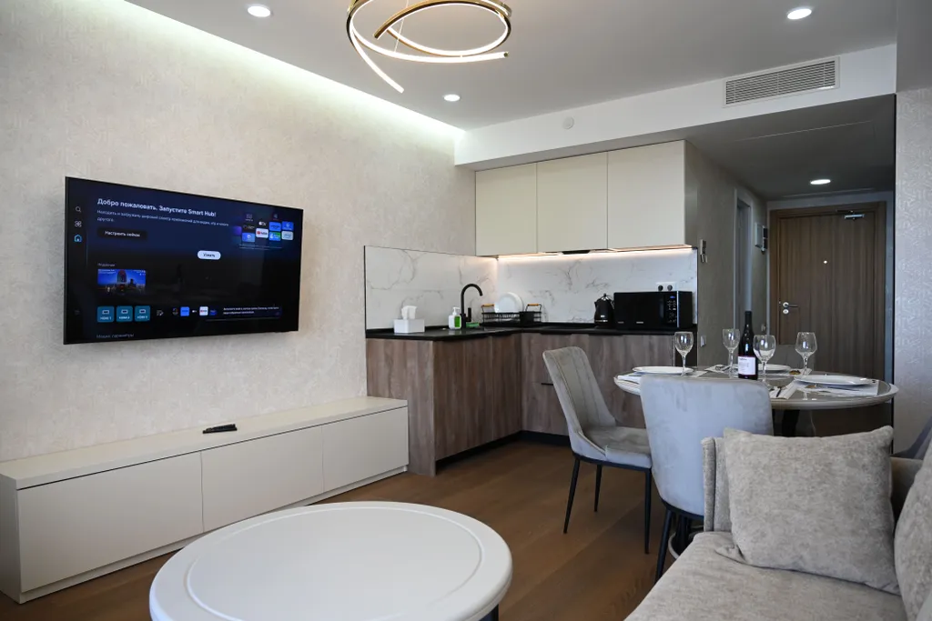 Люкс-апартаменты 1+1 | 0 линия, прогуливайтесь по набережной или парку