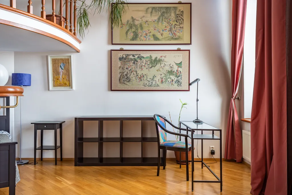 Двухуровневая квартира с видом на Неву по соседству с Эрмитажем