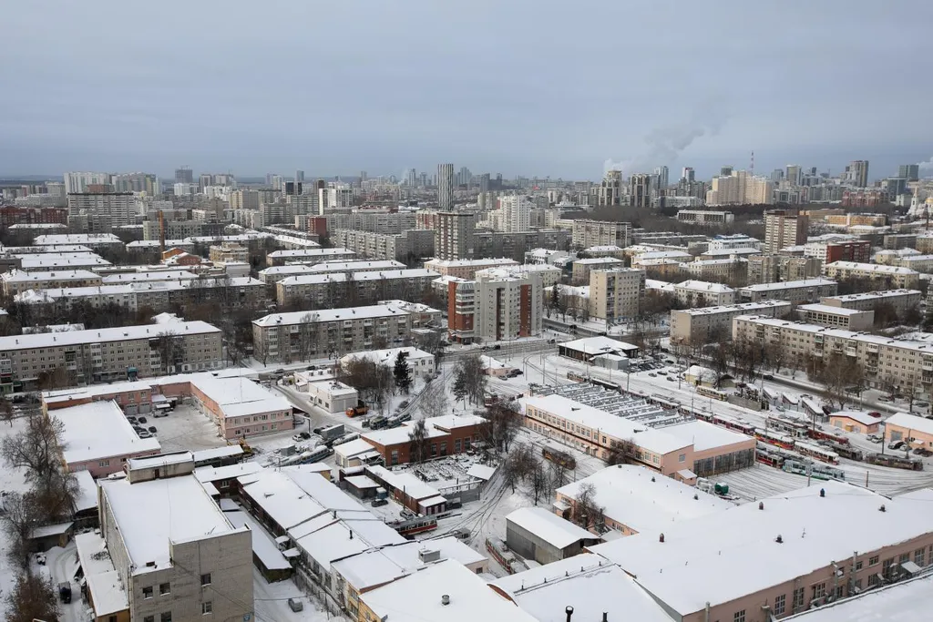 Квартира Квартира Студия на 27 этаже Автовокзал — Екатеринбург