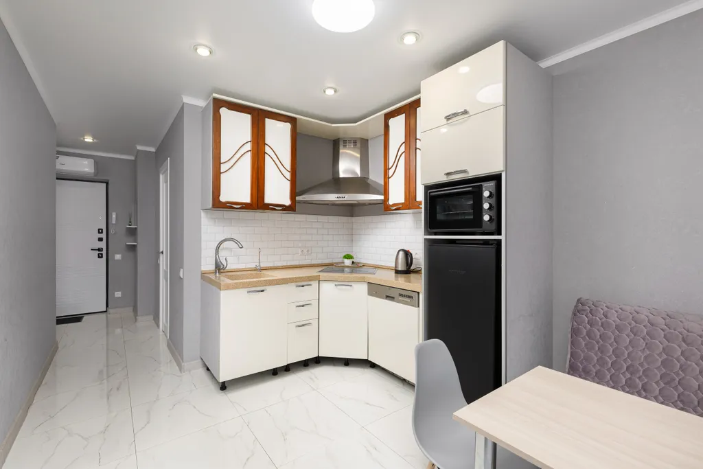 Новая однокомнатная квартира с красивым видом на ночные Люберцы