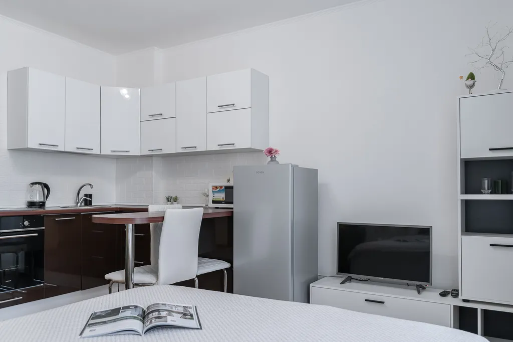 Квартира Квартира Уютная студия в ЖК Солнечный город — Санкт-Петербург