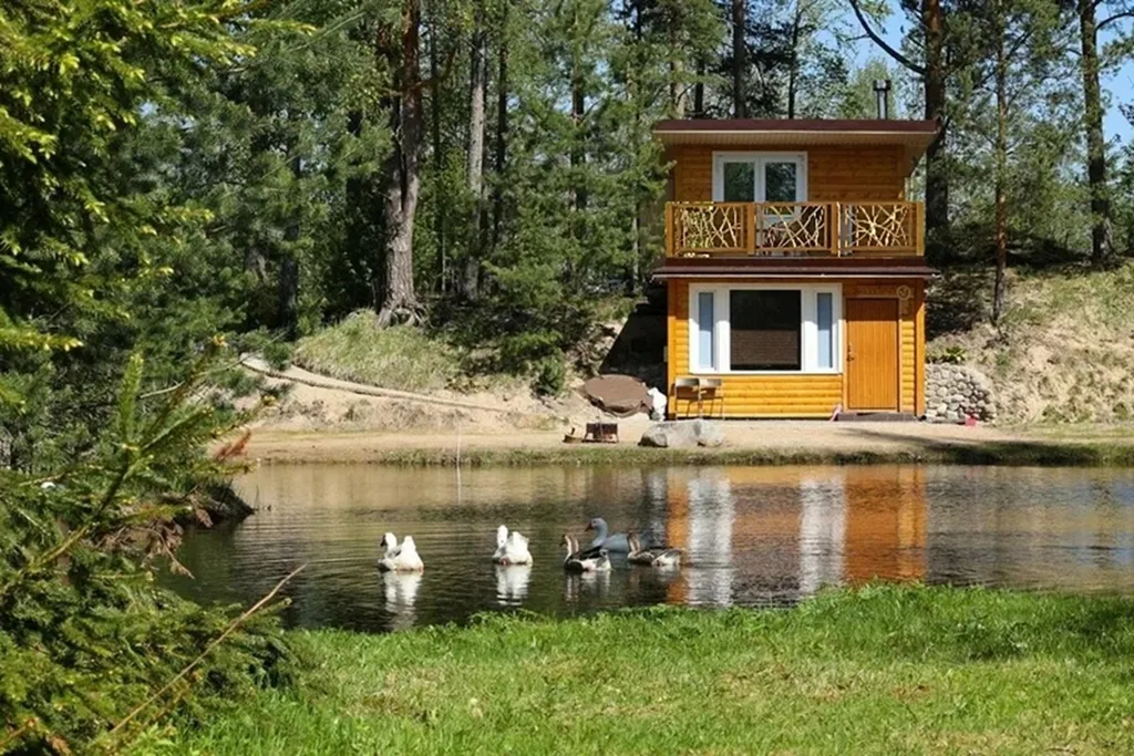 Коттедж Коттедж с камином на хуторе Янтула — Беличье