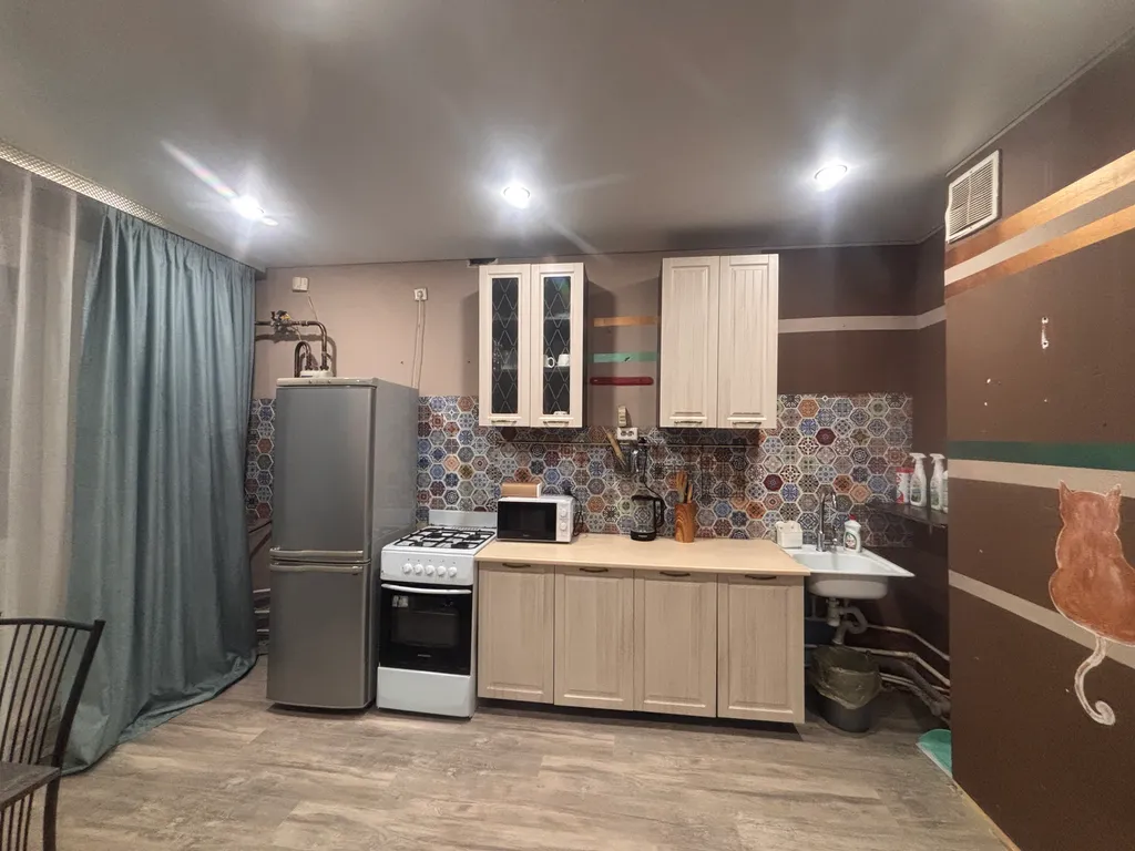 Теплая, просторная, уютная однокомнатная квартира с горячей водой