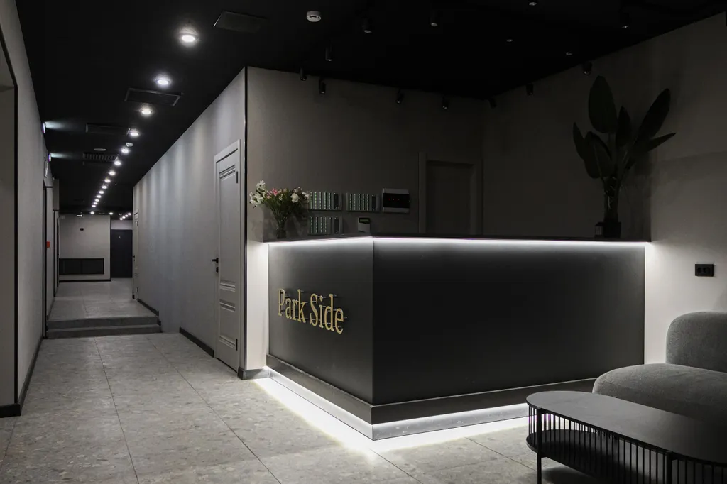 Квартира Квартира Студия в ЖК Park Side в монохромном стиле №1 — Санкт-Петербург