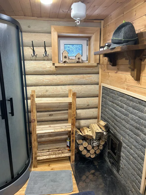 Коттедж Дом в лесу с русской баней — Кузяево