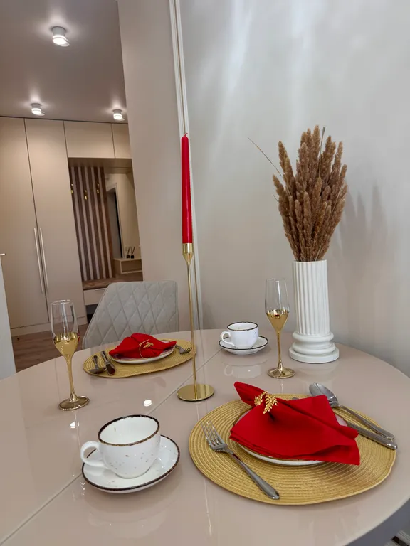 Дизайнерская квартира с красивым видом в новом доме бизнес-класса