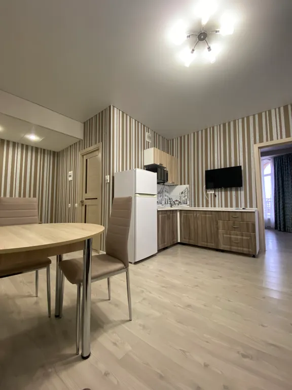 Апартаменты двухкомнатные с одной спальней и кухней-гостиной