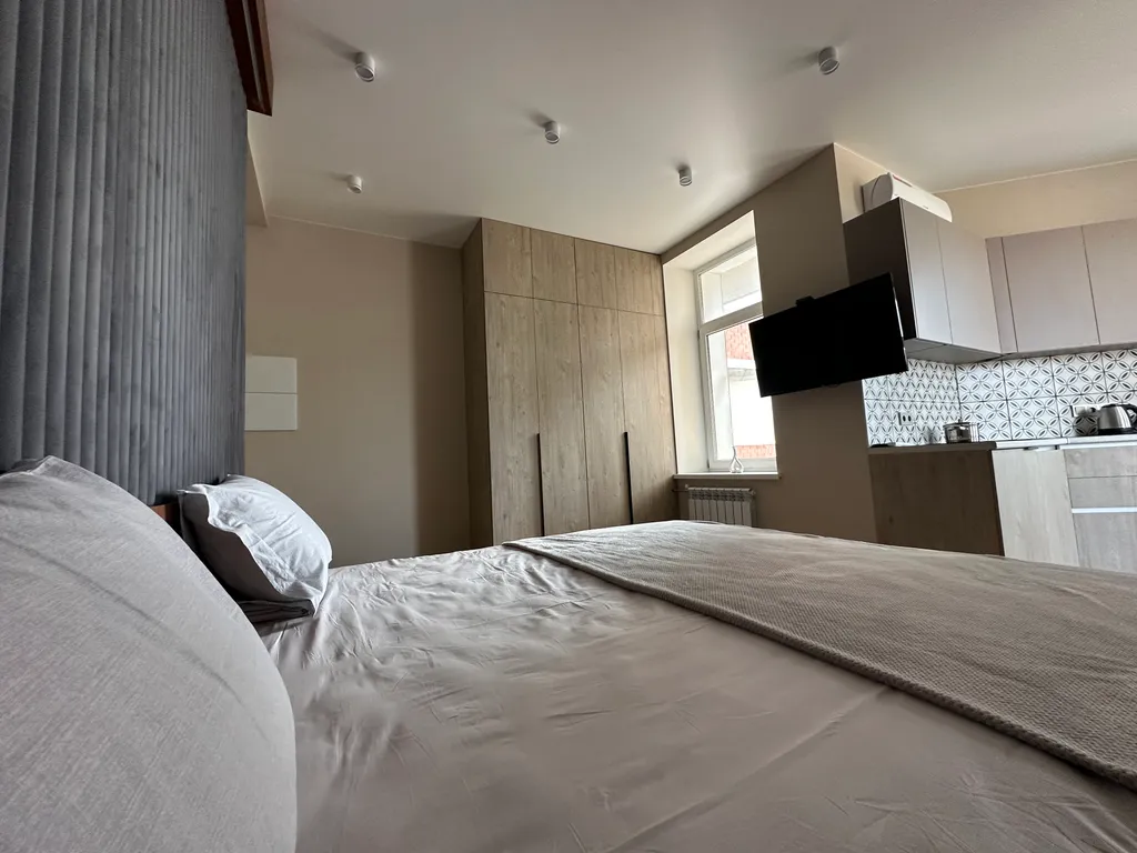 Студия в центре города рядом со стадионом и Мамаевым курганом