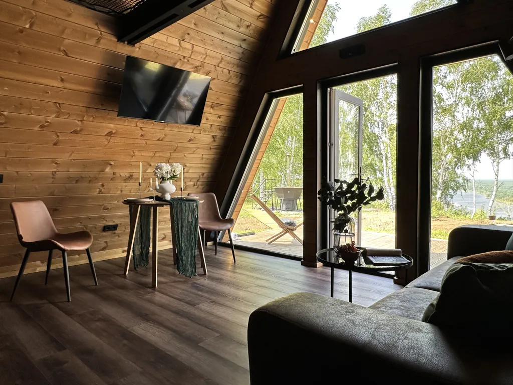 Дом 50м2 с панорамным видом на Волгу