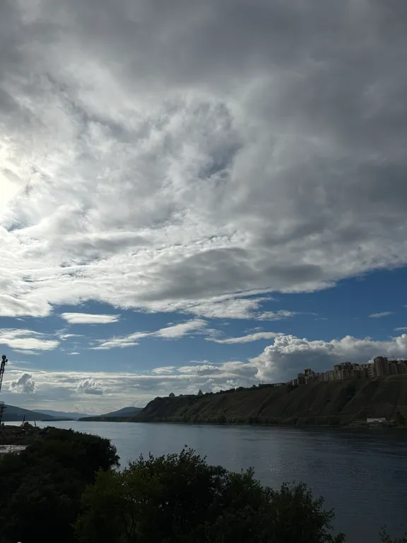 Квартира Квартира Студия с шикарным видом на Енисей — Красноярск