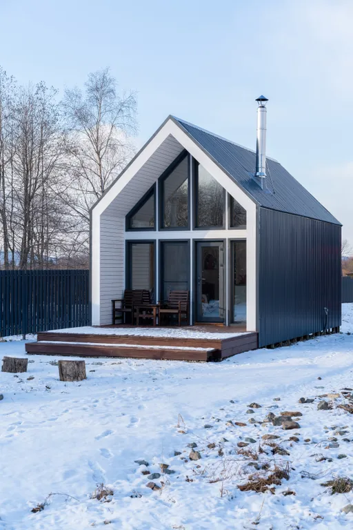 Fanza House - домик с сауной, чаном, камином, проектором и беседкой