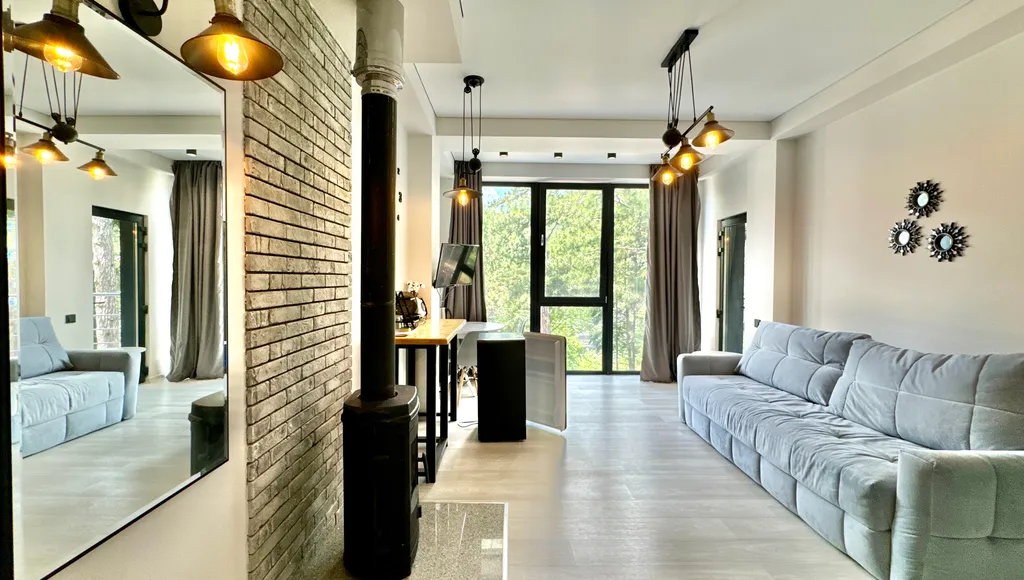 Дом в заповеднике с баней на дровах