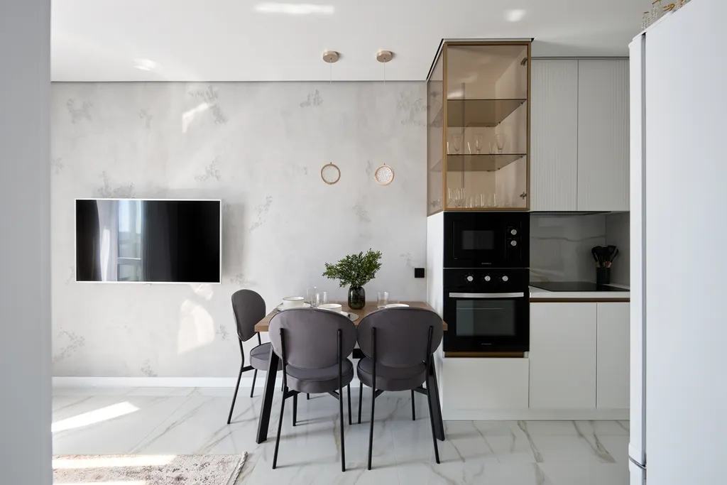 Современная квартира на одном из верхних этажей