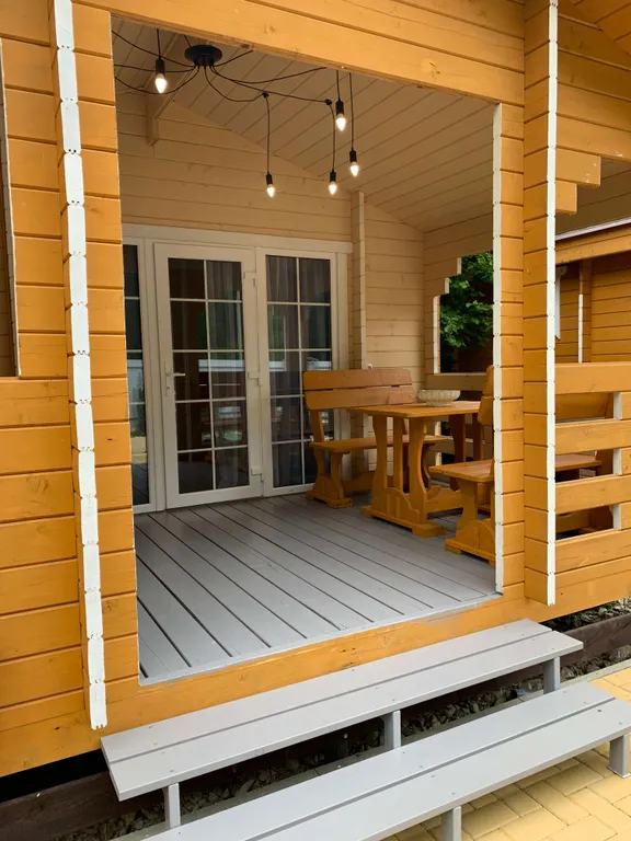 Дом с русской баней, банным чаном, бассейном