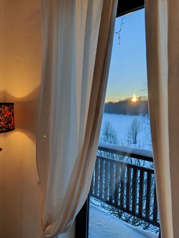 Шале с сауной на берегу реки