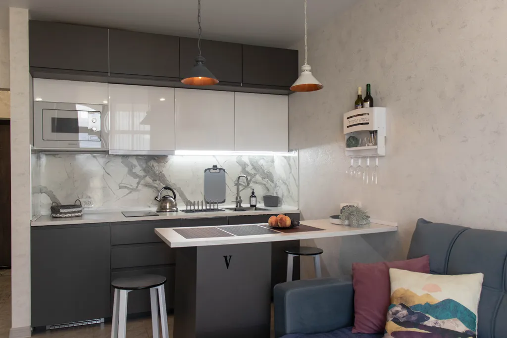 Апартамент с видом на горы и море в ЖК Крымская резиденция