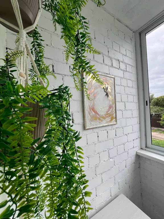 1-к квартира в новом доме с качелью