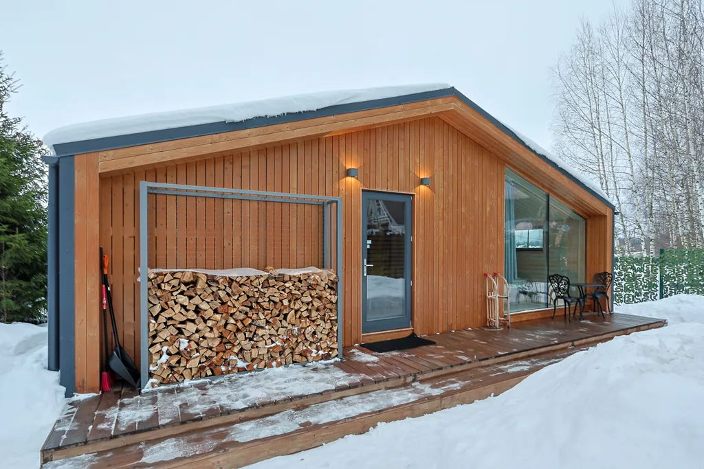 Коттедж с панорамными окнами Куско на Истринском водохранилище