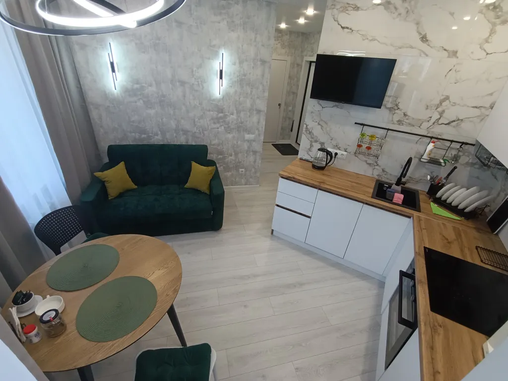 Новая квартира в центре Спутника с видом на набережную