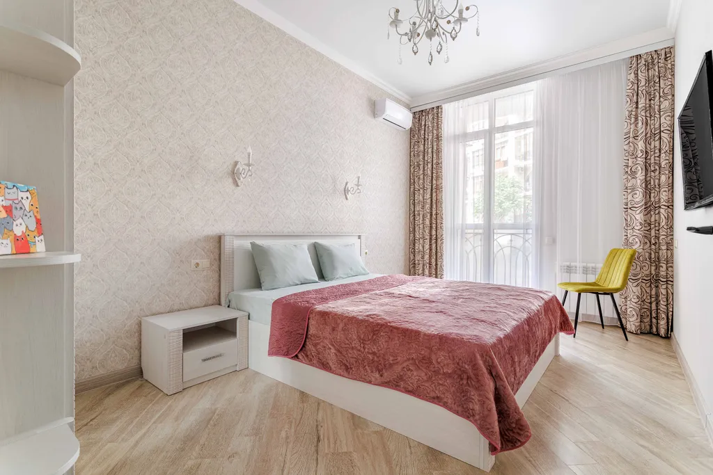 Квартира Уютная с балконом квартира в стиле Прованс в ЖК Черноморский2 — Геленджик