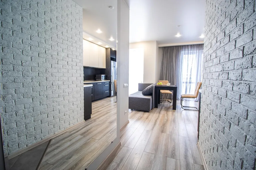 Уютная студия с видом на Волгу