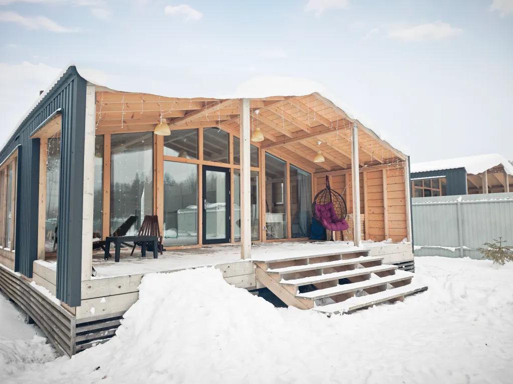 Дом у леса с камином