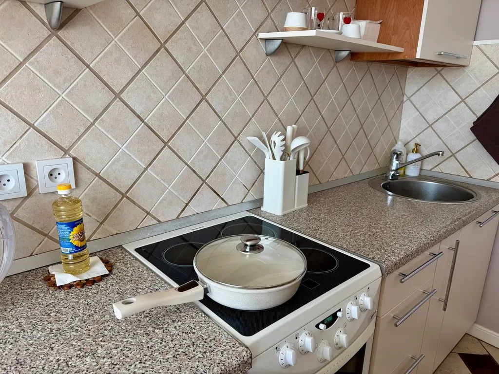 Квартира Уютная квартира с видом на закаты  2 минуты от метро Ленинский проспе — Санкт-Петербург