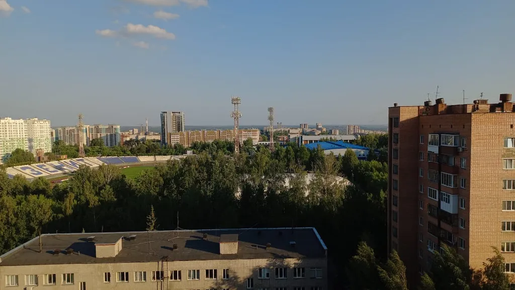 Студия в центре города с шикарным видом на стадион Зенит