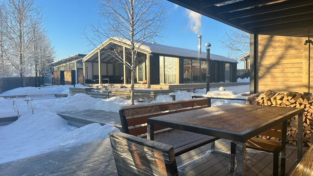 Коттедж Моя атмосфера - дом у леса, с Баней на дровах, чаном и костровой зоной — аренда посуточно в Истра