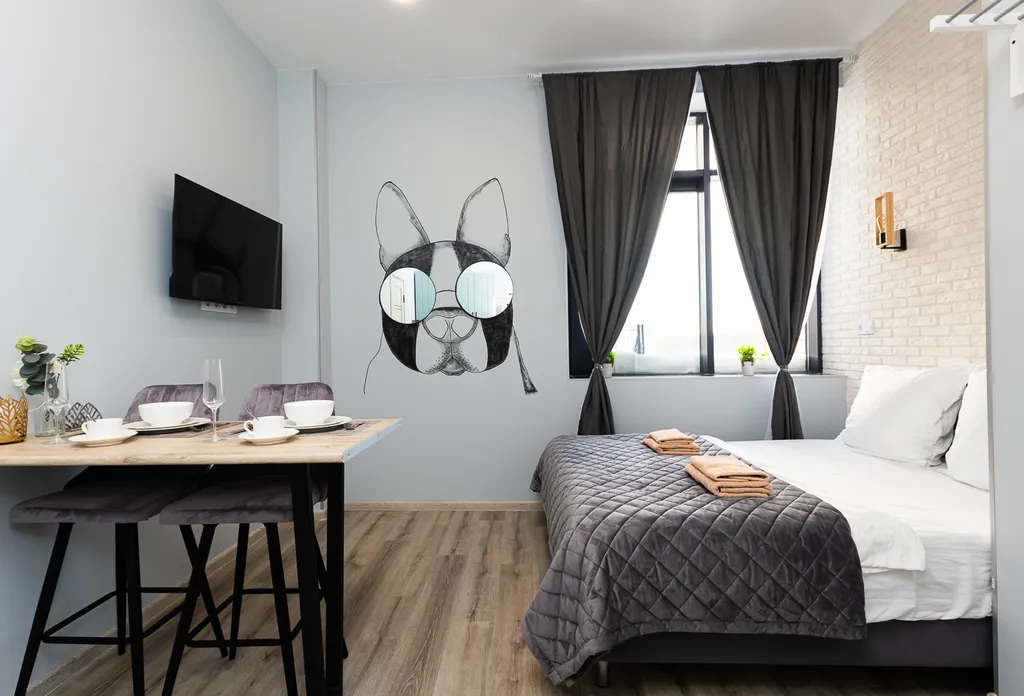 Уютная студия рядом с лесопарком