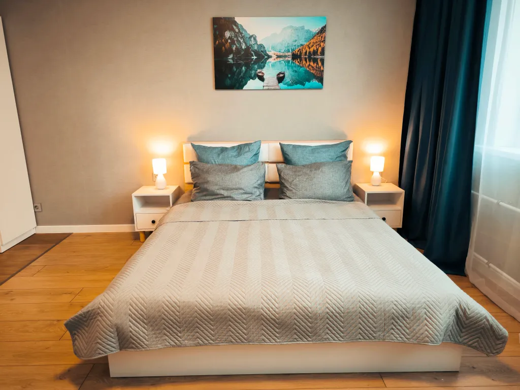 Уютная квартира с современным ремонтом, в новом доме.