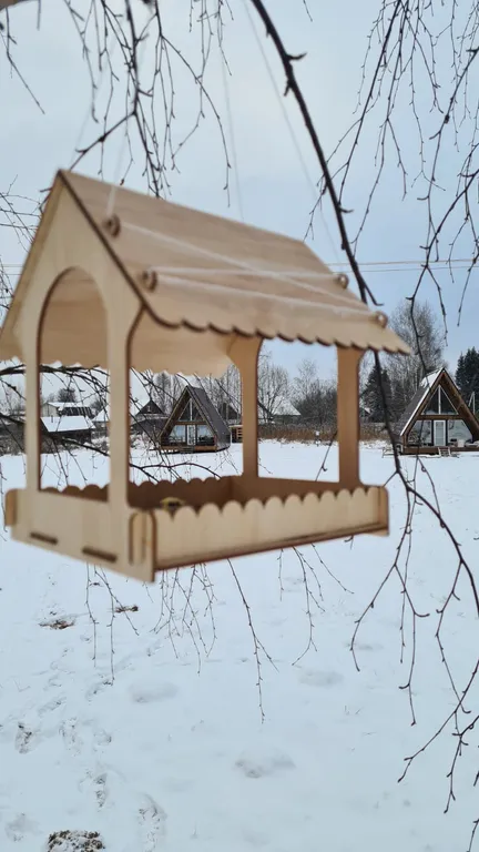 Уютный домик с видом на лес