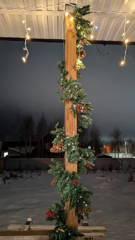 Новый коттедж возле соснового леса