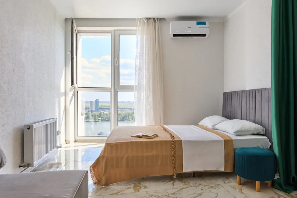 Шикарная студия с прекрасным видом на дон, с 25 этажа, для романтика