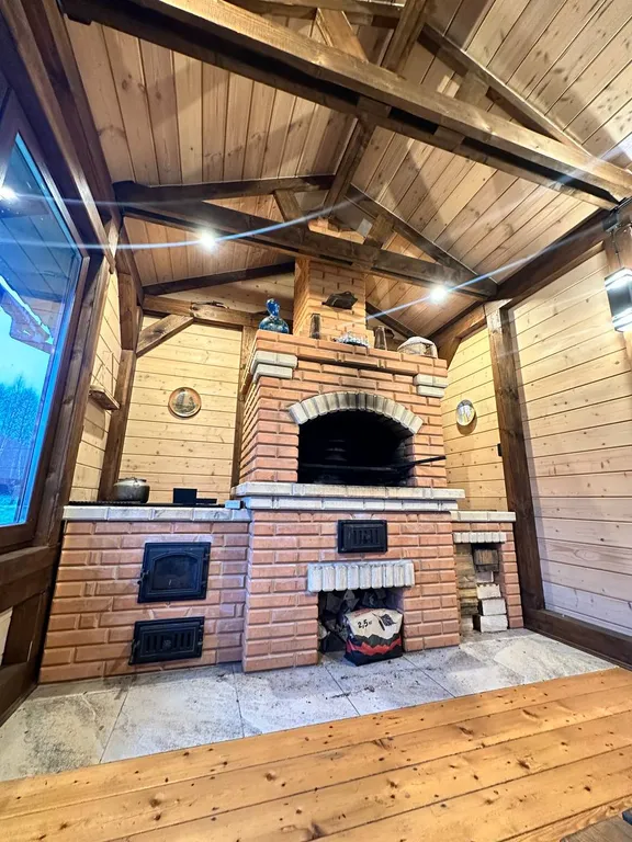 Русская усадьба с баней со швейцарским флёром