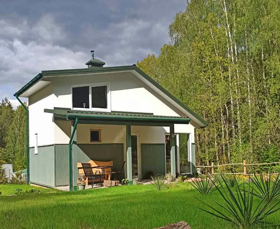 Новый уютный теплый домик с баней возле леса в 7 километрах от Гродно