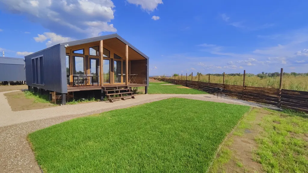 Глемпинг с видом на Волгу