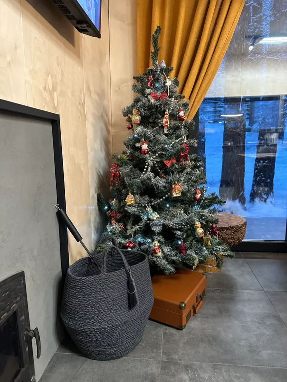 Дом баня на дровах