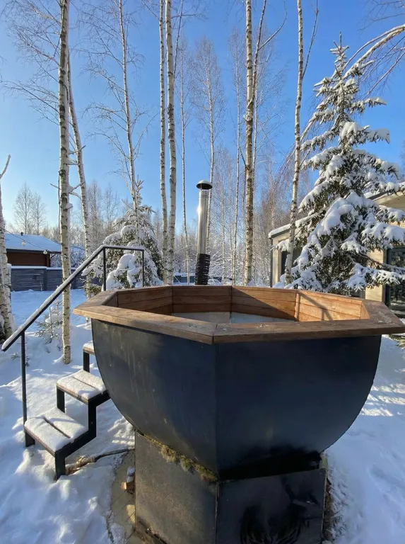 Частный коттедж №2 с баней и чаном