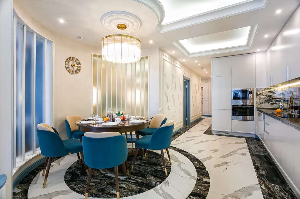 Апартамент с панорамой на море с террасой и 2 санузлами