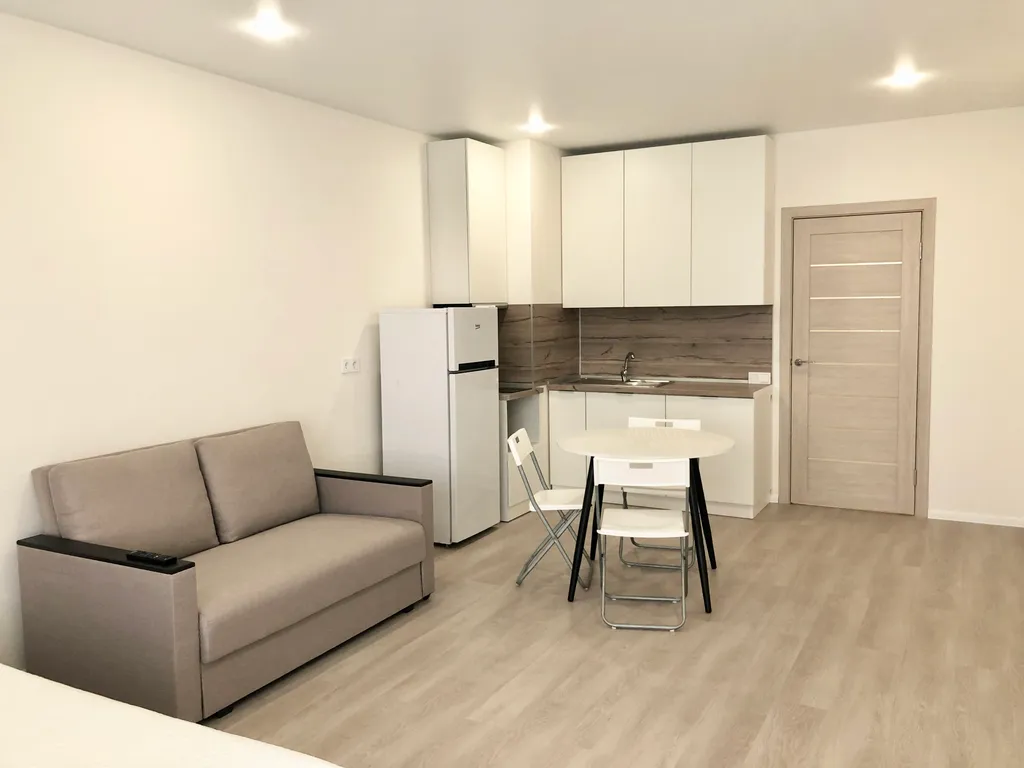 Просторная студия с красивым видом с высоты