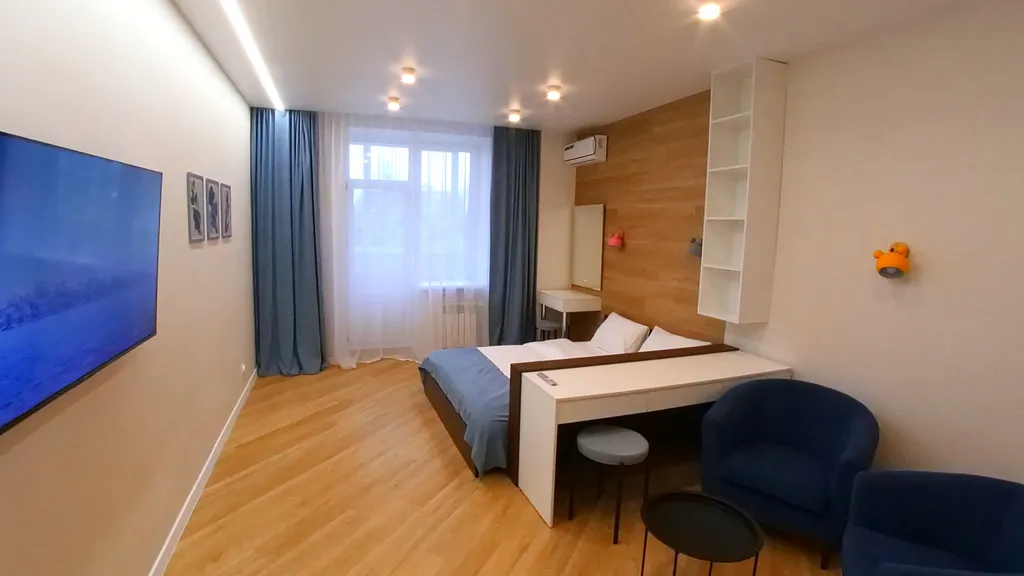 Стильная просторная квартира с лоджией