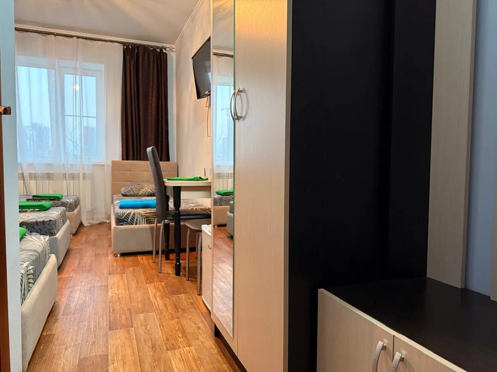 Четырехместный номер с 4-мя односпальными кроватями