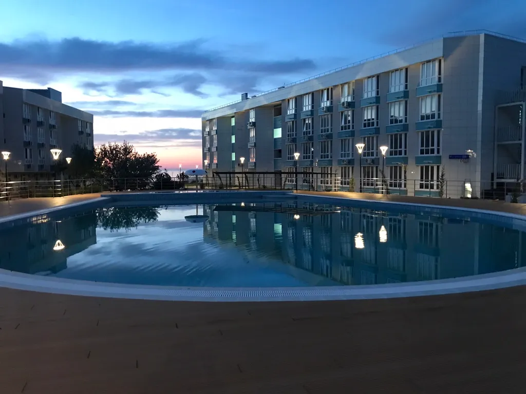 Апартамент с видом на море в комплексе Лагуна