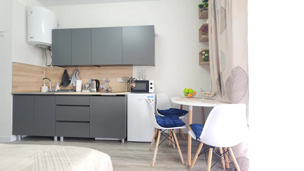 Студия с видом на горы