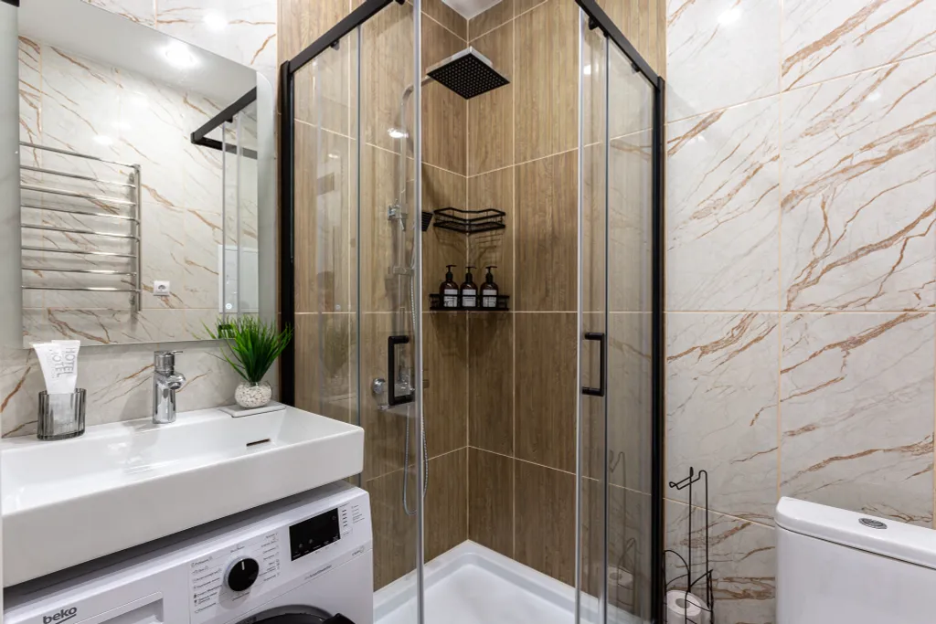 Студия с балконом и видом на горы