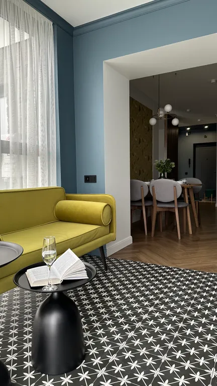 Уютная квартира в центре с видом на реку и Кремль