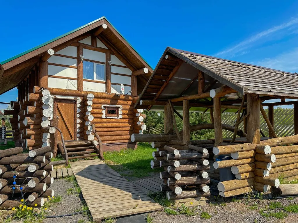 Большой дом в Карелии на Медовом Ранчо у озера Онего