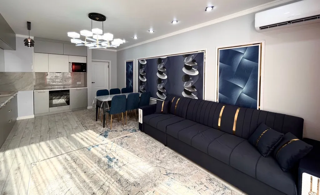 3х комн простор в ЖК «Раимбек резиденс», центр Алматы & питьевая вода